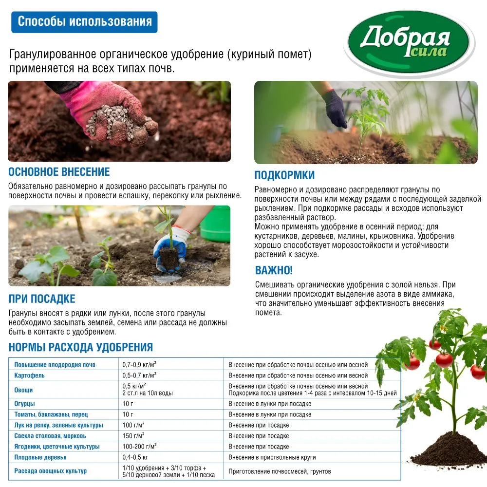 Как использовать органические удобрения для повышения плодородия почвы.